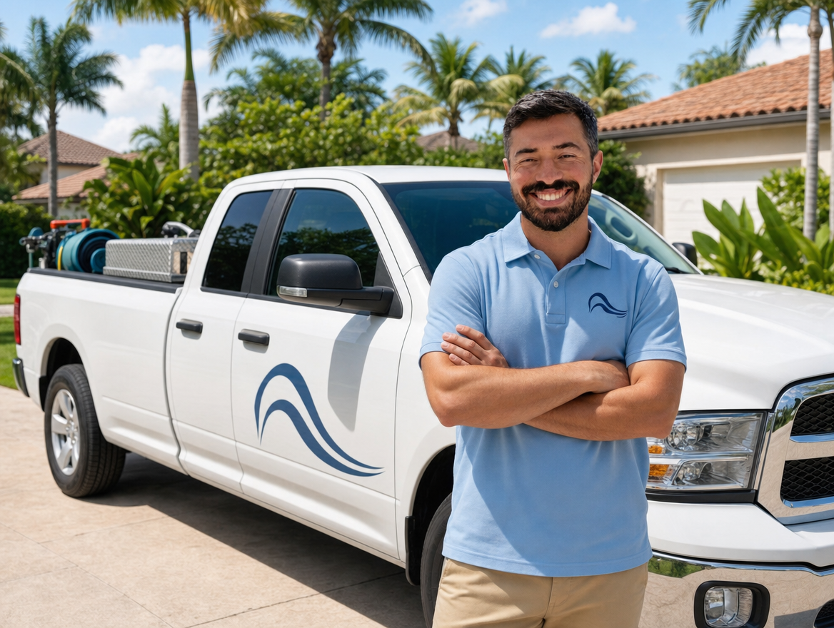 Tidewater branded service truck with Marcus